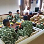 Sinergi Jaga Perbatasan, Wakil Bupati Nunukan Terima Kunjungan Silaturahmi Satgas Pamtas RI-Malaysia Batalyon Kavaleri 8 Narasinga Wiratama Kostrad